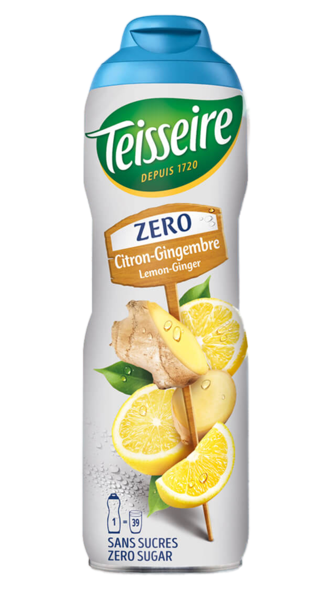 Teisseire Zero Sirup Zitrone - Ingwer 600ml