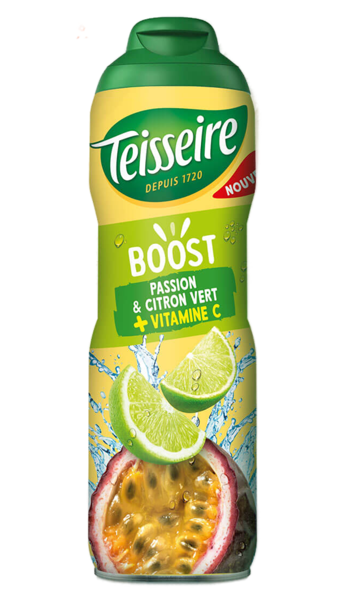 Teisseire Sirup Boost Maracuja - Passionsfrucht & Limette + Vitamin C
