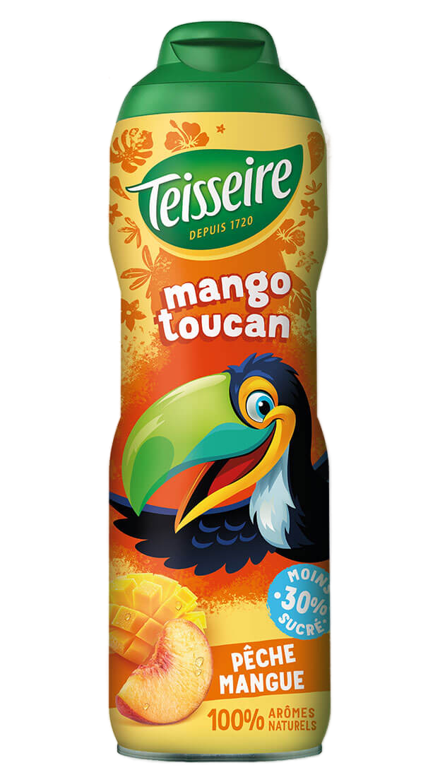 Teisseire Sirup Mango Toucan – Pfirsich-Mango