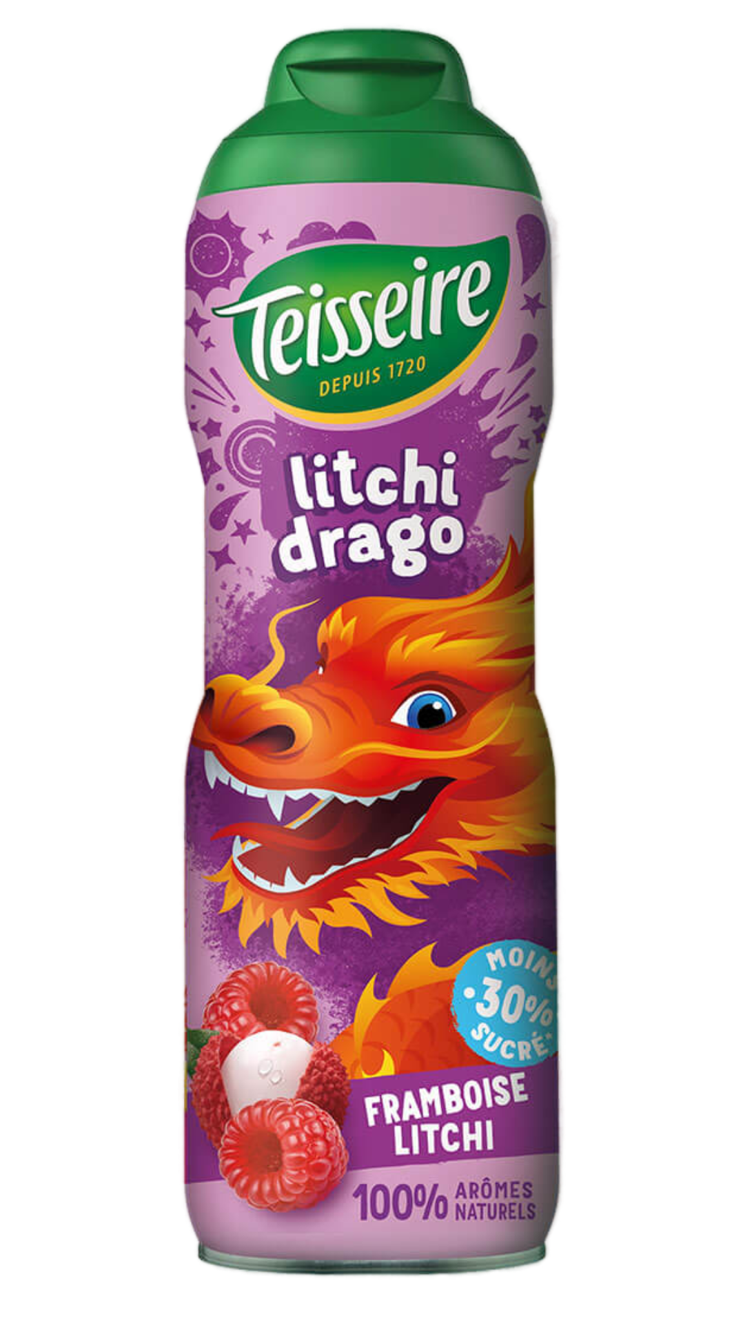 Teisseire Sirup Litchi Drago – Himbeere-Litschi