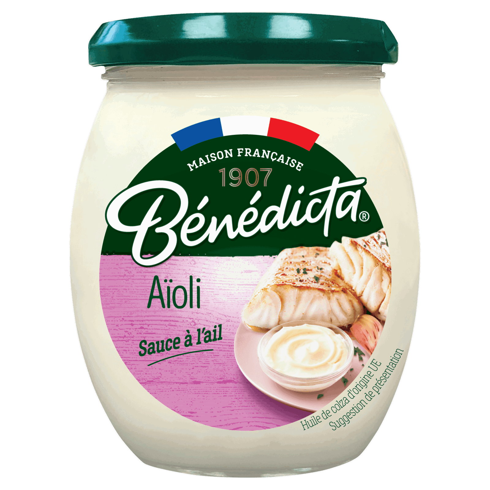 Benedicta "Aioli" Knoblauch Sauce im 260g Glas