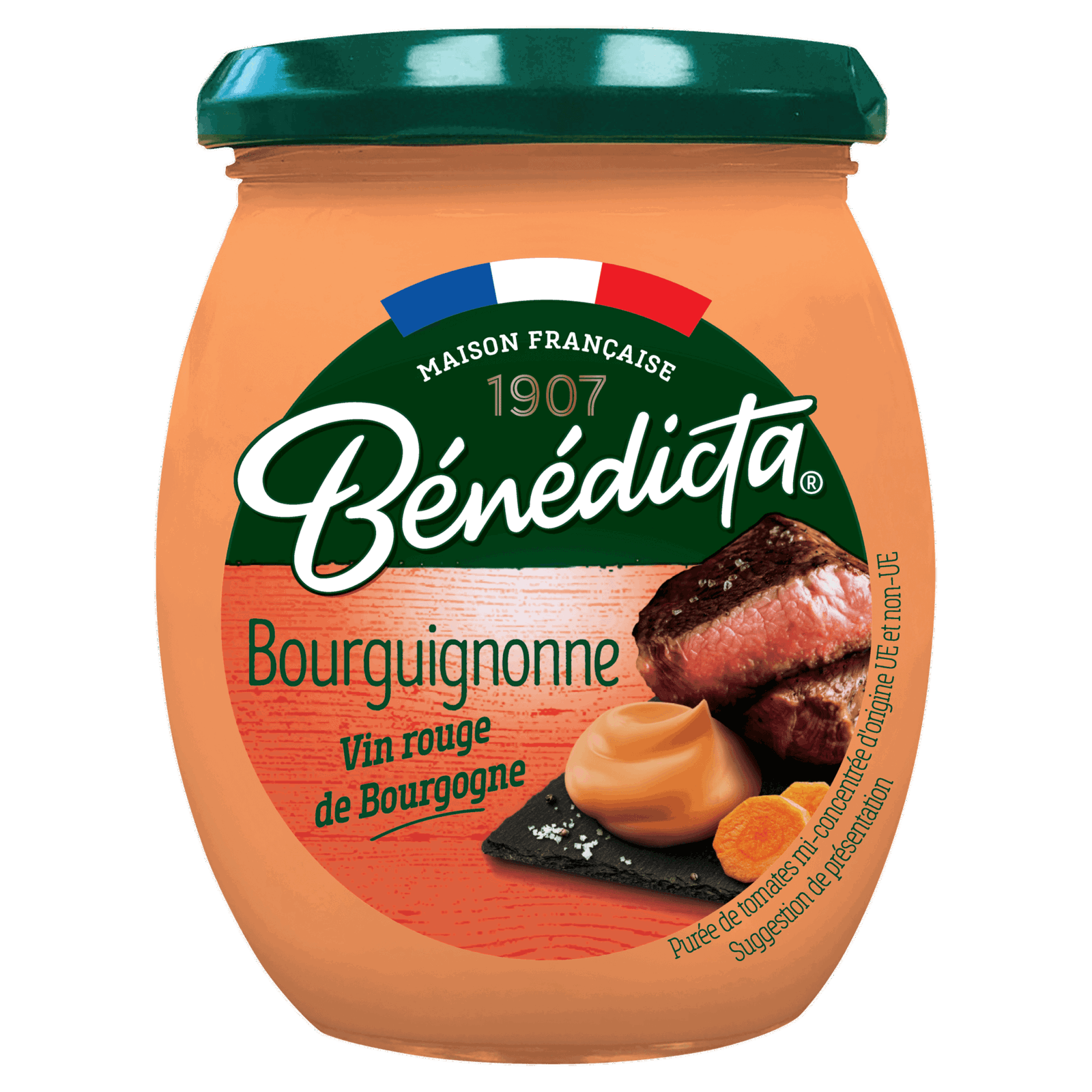 Benedicta "Bourguignonne" Burgunder Sauce im 270g Glas