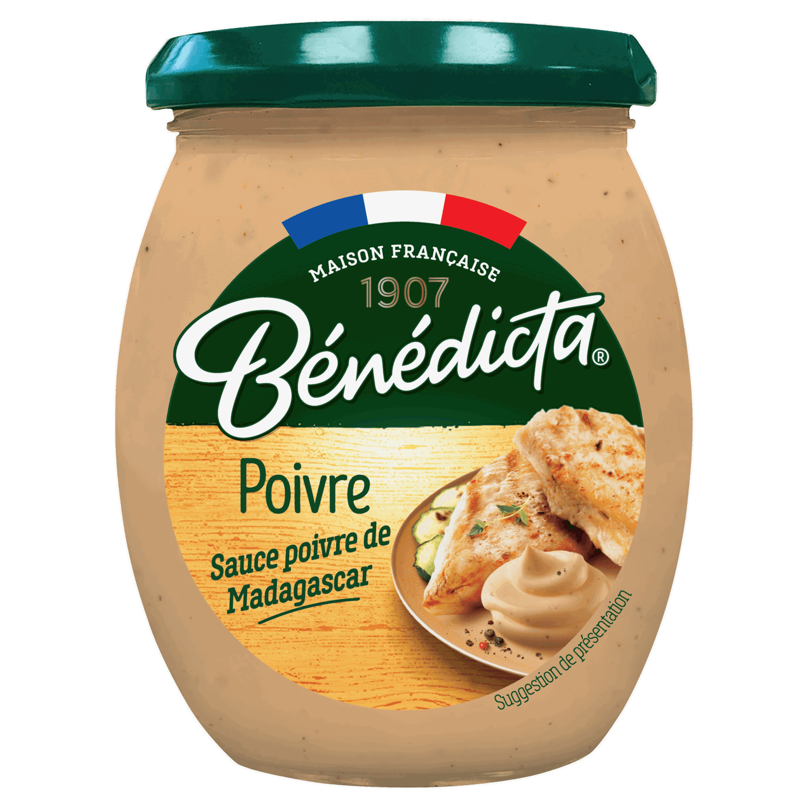 Benedicta "Poivre" Pfeffer Sauce im 260g Glas