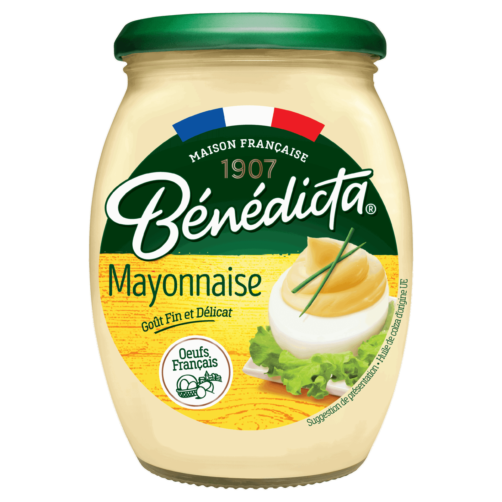 Benedicta Mayonnaise aus Frankreich im 460g Glas