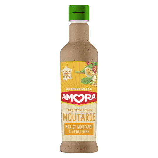 Amora Vinaigrette mit körnigem Senf und Honig 380ml