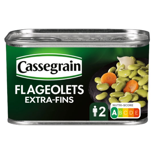 Cassegrain Flageolets Extra-Fins 265g Abtropfgewicht