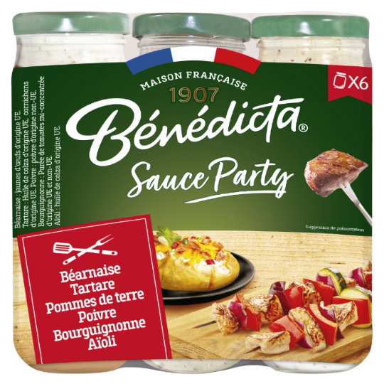 Bénédicta Sauce Party – 6 Saucen 480g