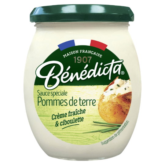 Bénédicta Kartoffelsauce mit Crème fraîche und Schnittlauch 260g