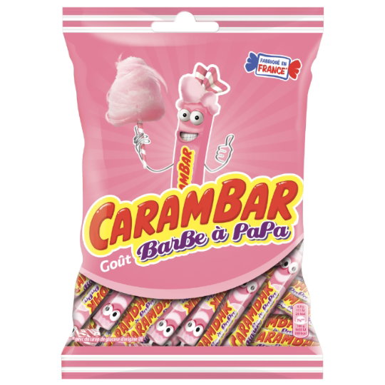 Carambar Barbe à Papa Kaubonbons 110g