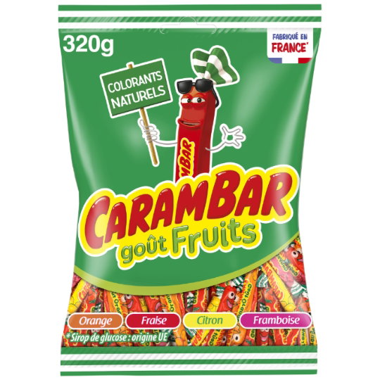 Carambar Fruits Frucht-Kaubonbons 320g