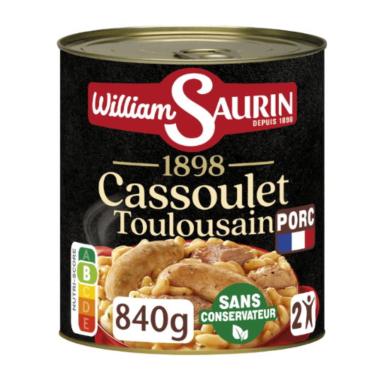 William Saurin Cassoulet Toulousain 840g