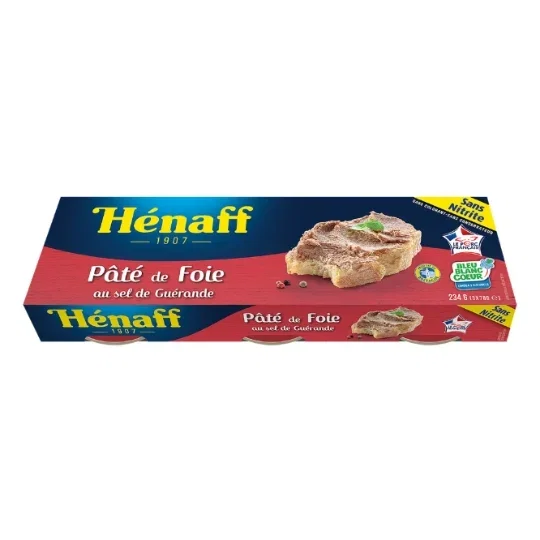 Hénaff Leberpastete 3 × 78g