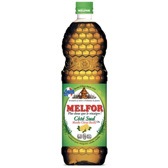 Melfor Côté Sud Essigwürzmittel Basilikum & Zitrone 1L