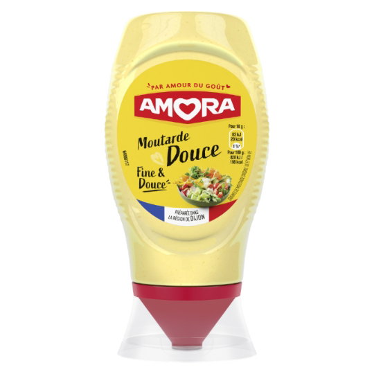 Amora milder Senf Douce 260g Squeeze-Flasche