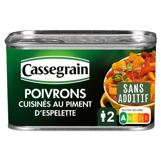 Cassegrain Paprikagemüse mit Piment d'Espelette 375g