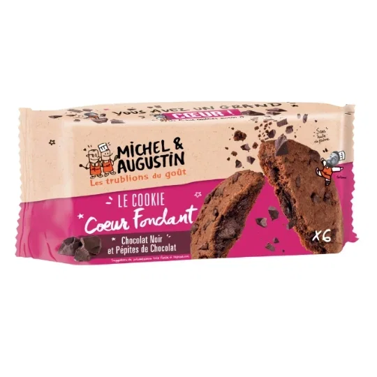 Michel et Augustin Cookies mit Schokoladenkern 180g