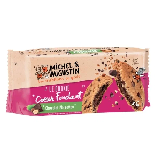 Michel et Augustin Cookies Schokolade & Haselnuss 180g