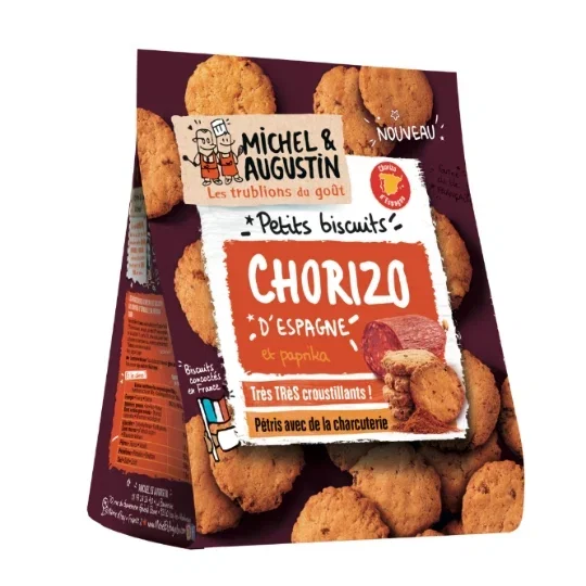 Michel et Augustin Aperitif-Kekse Chorizo & Paprika 90g