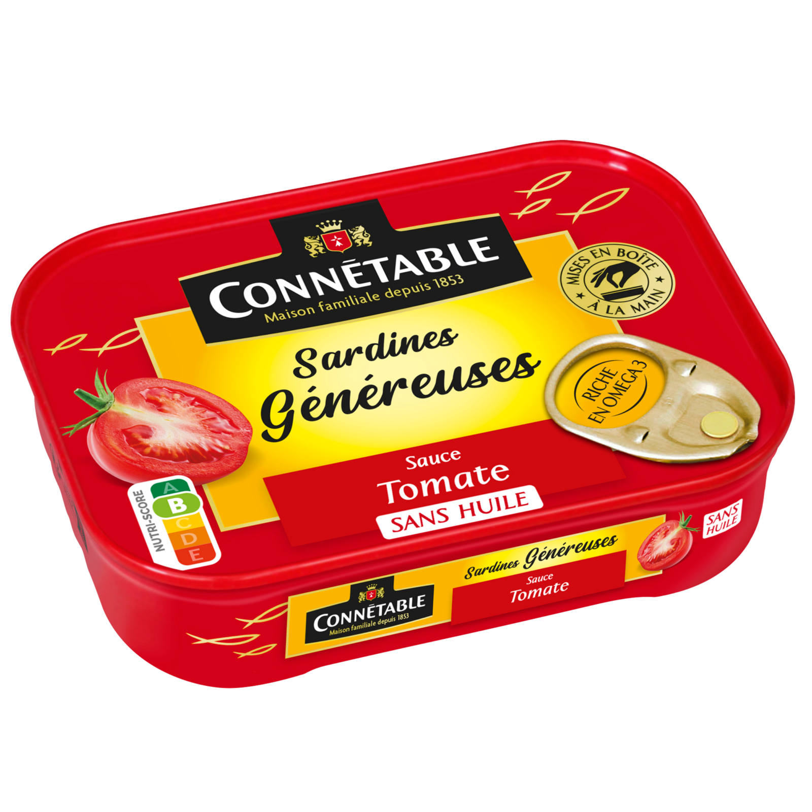 Connetable Sardinen mit Tomaten 140g