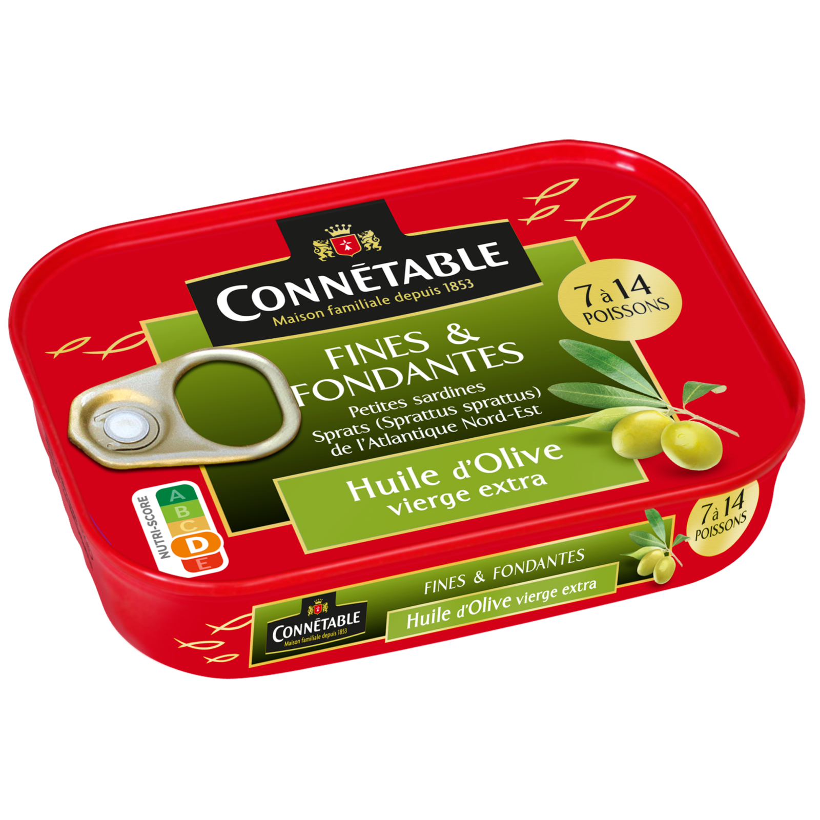 Connetable Sardinen die feinen und schmelzenden in Olivenöl