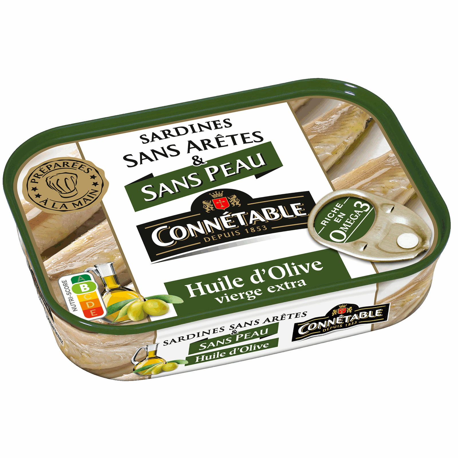 Connetable Sardinen ohne Haut und Gräten in nativem Olivenöl extra