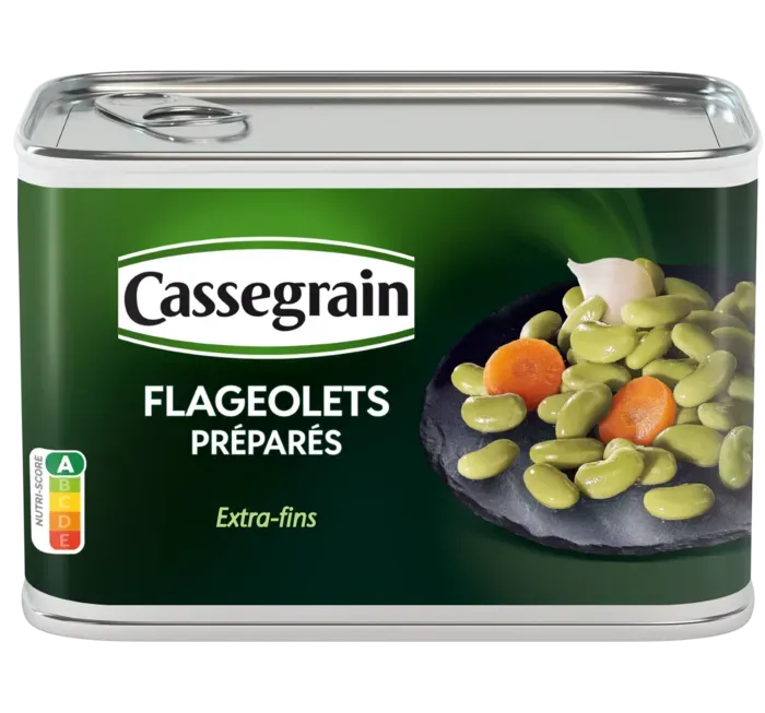 Cassegrain Flageolets Bohnen extra fein 706g / Atg. 465g
