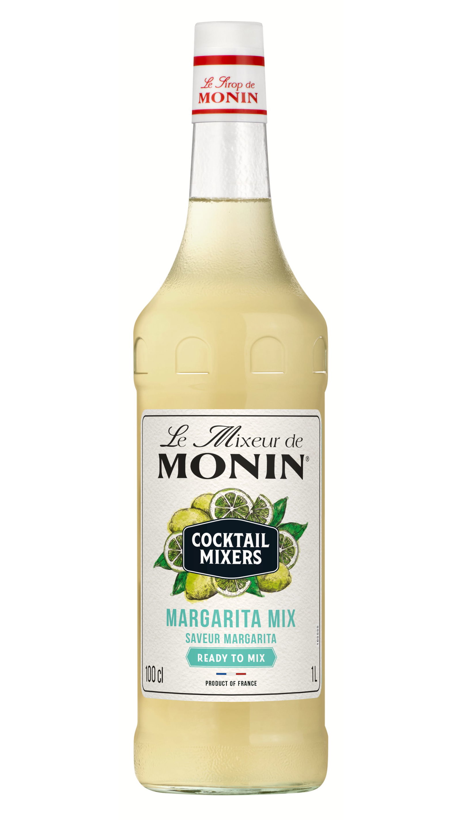 MHD 11/26 MONIN Cocktail Mixers Margarita Mix (alkoholfrei) 1 L – Glasflasche