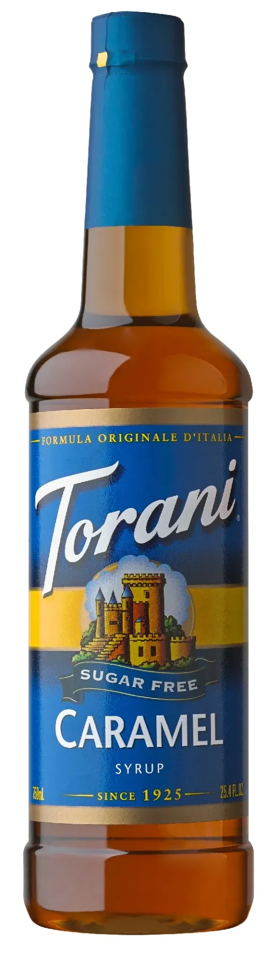 TORANI Sirup zuckerfrei Karamell Geschmack 0,75 L – PET-Flasche