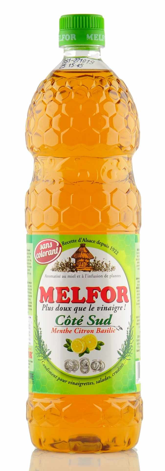 Melfor Würzmittel mit Basilikum und Zitrone  aus dem Elsass 1 Liter