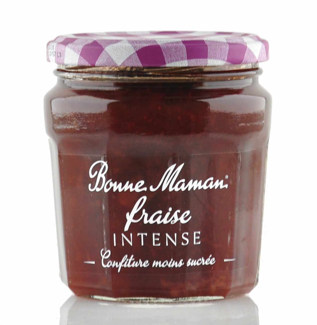 Bonne Maman Intense (intensiv fruchtig) "Erdbeere" 335g Glas