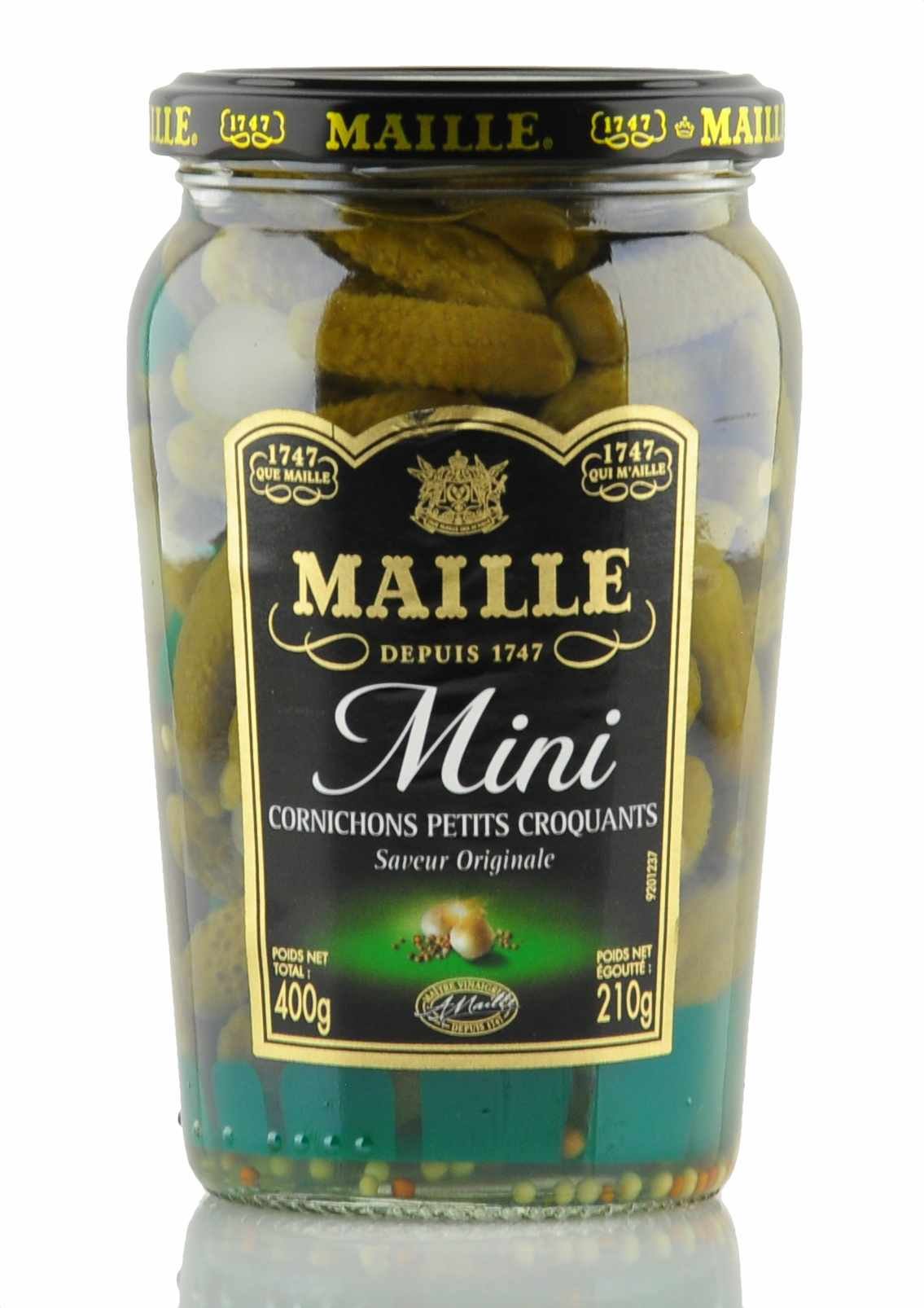 Maille Mini Gurken Cornichons Klassik 400g / Abtropfg. 210g