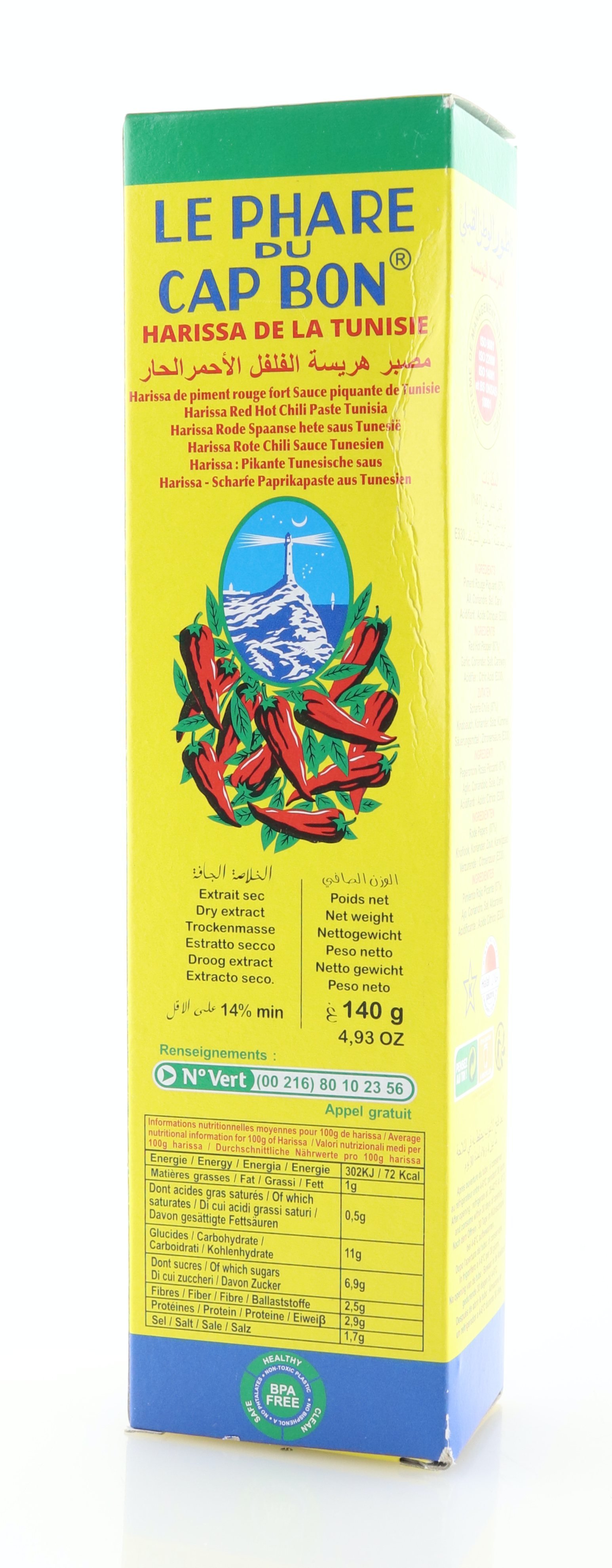 Le Phare du Cap Bon Harissa scharfe Gewürzpaste 140gr.